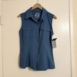 NWT Silver Bait Small Blue Sleeveless Top